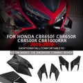 Honda CBR650F / CBR650R / CBR500R / CBR1000RRR Fairing Winglets — Black